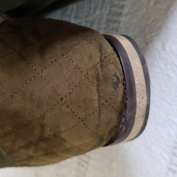 Sak Roots green and brown Sherpa boot, embroidery, elephant, women's size 10 - Picture 5 of 12